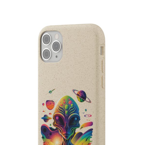 Vibrant Alien Biodegradable Phone Case | Eco-Friendly, Galaxy Inspired, Unique Gift, Trendy Phone Cover, For Space Lovers - Image 111