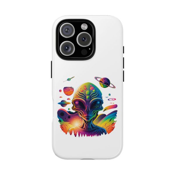 Alien Galaxy Phone Case, Space Themed Tough Case for Teens, Colorful Phone Cover, Gift for Sci-Fi Lovers, Trendy Mobile Accessory - Image 155