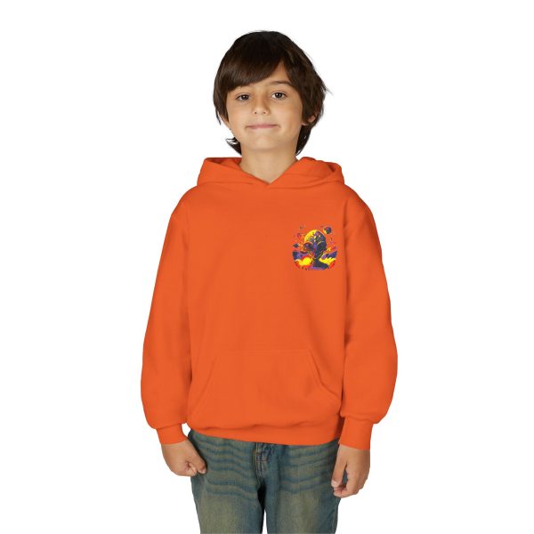 Youth Heavy Blend Hooded Sweatshirt with Colorful Graphic - Image 15