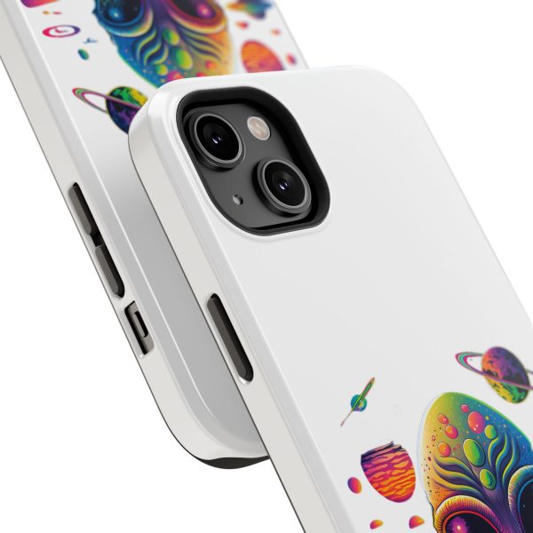 Colorful Alien Phone Case for Protection and Style, Galaxy-Themed Case, Retro Vibe Case, Unique Gift for Sci-Fi Lovers, Planet Design Case - Image 108