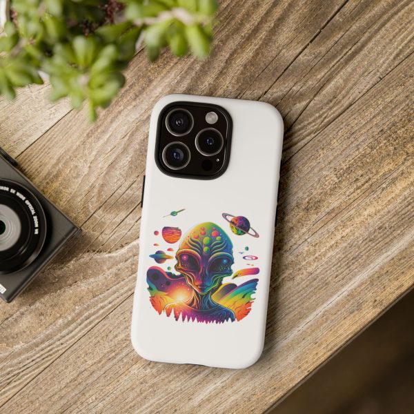 Alien Galaxy Phone Case, Space Themed Tough Case for Teens, Colorful Phone Cover, Gift for Sci-Fi Lovers, Trendy Mobile Accessory - Image 162