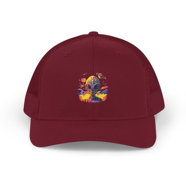 Vibrant Embroidered Snapback Trucker Cap, Unisex Hat for Festivals, Casual Wear, Sports Events, Gift for Outdoorsy Friends - Image 29