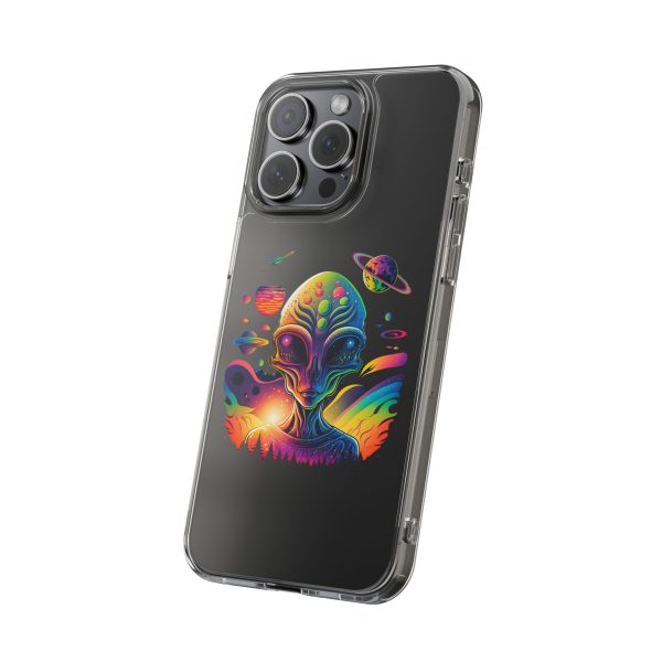 Alien Galaxy Clear Phone Case, Cosmic Phone Cover, Space Lover Gift, Unique Design for iPhone, Galaxy Phone Case - Image 63
