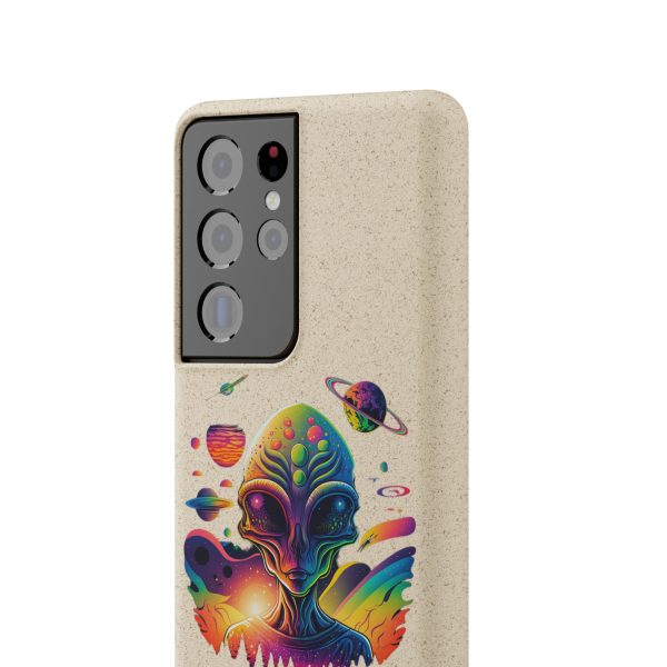Vibrant Alien Biodegradable Phone Case, Eco-Friendly Galaxy Phone Cover, Unique Gift for Space Lovers, Fun Alien Design, Sustainable [...] - Image 123