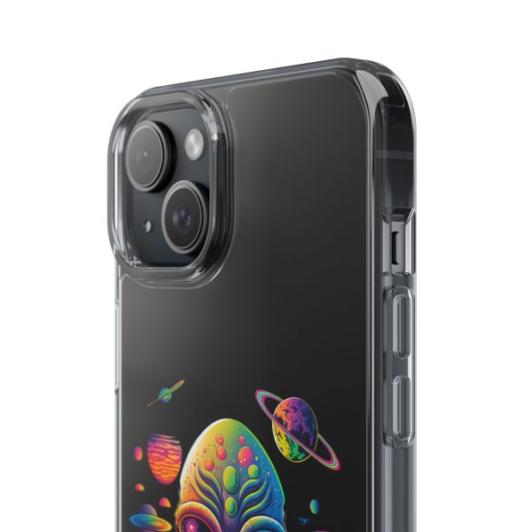 Alien Galaxy Clear Phone Case, Cosmic Phone Cover, Space Lover Gift, Unique Design for iPhone, Galaxy Phone Case - Image 61