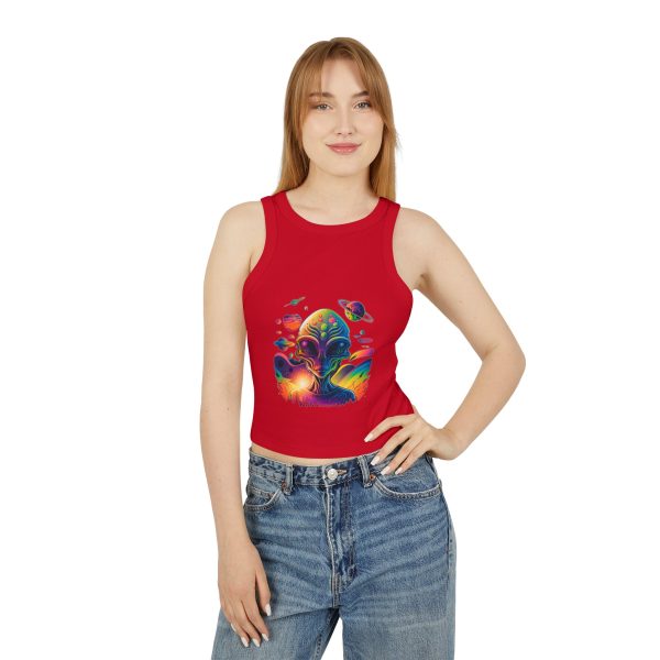 Women's Micro Rib Racer Tank Top - Image 24