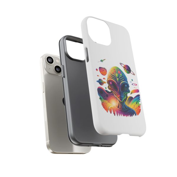 Colorful Alien Phone Case, Galaxy Design, Sci-Fi Accessories, Gifts for Space Lovers, Unique Mobile Cover, Tough Cases - Image 57