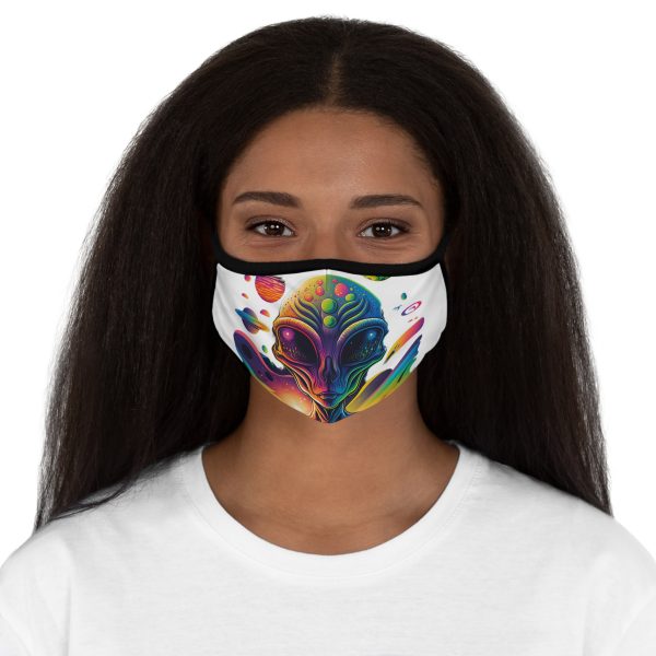 Colorful Alien Face Mask, Pop Art Mask, Fitted Face Cover, Unique Face Fashion, Festival Accessory, Comfortable Daily Wear - Image 4