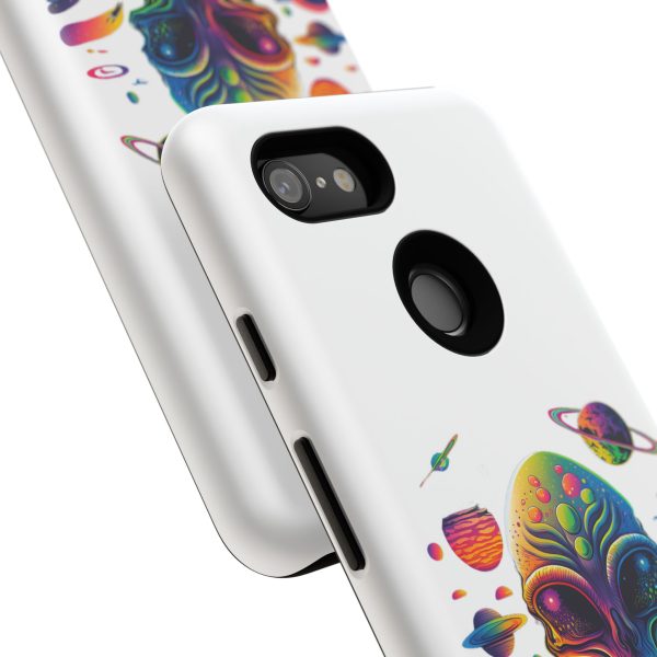 Colorful Alien Phone Case, Galaxy Design, Sci-Fi Accessories, Gifts for Space Lovers, Unique Mobile Cover, Tough Cases - Image 205