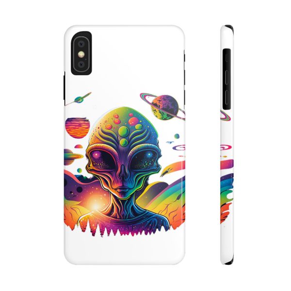 Vibrant Alien Phone Case, Cosmic Phone Cover, Space Decor, Gift for Sci-Fi Lovers, Unique Smartphone Accessory - Image 8