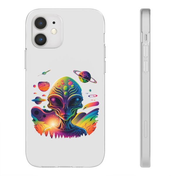 Colorful Alien Galaxy Phone Case, Cosmic Phone Cover, Unique Gift for Space Lovers, Festival Accessory, Astronaut Art Case - Image 46