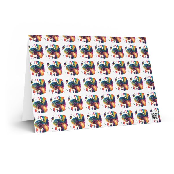Colorful Tie-Dye Greeting Cards for All Occasions, Birthday Wishes, Thank You Notes, Friendship Cards, Eco-Friendly Stationery - Image 4