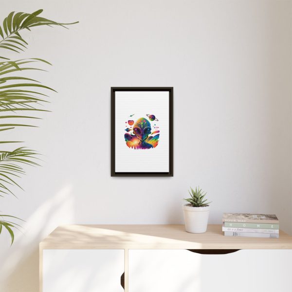 Vibrant Alien Canvas Art Print, Framed Decor for Sci-Fi Lovers, Cosmic Wall Art, Colorful Home Decoration, Unique Gift Idea - Image 243