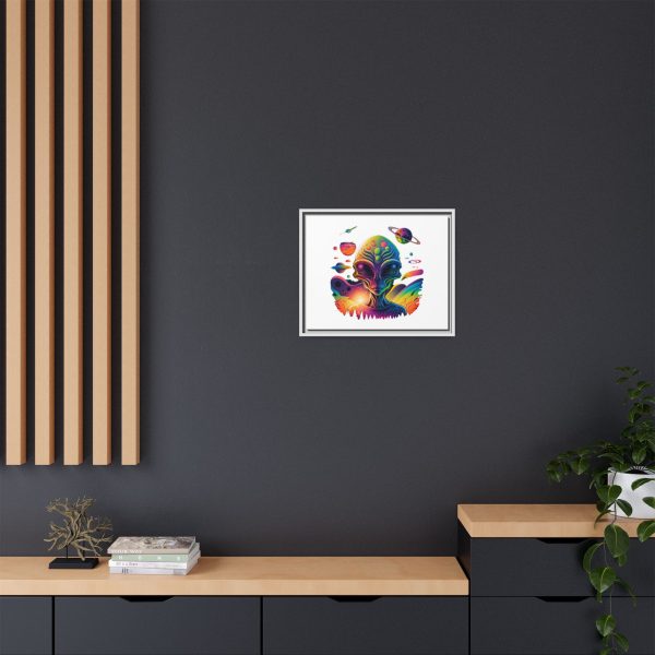 Vibrant Alien Canvas Art Print, Framed Decor for Sci-Fi Lovers, Cosmic Wall Art, Colorful Home Decoration, Unique Gift Idea - Image 88