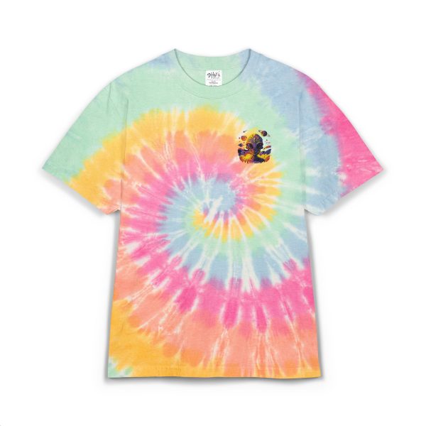 Vibrant Tie-Dye T-Shirt for Festival Fun, Perfect Summer Wear, Boho Style Tee, Gift for Friends, Embroidered Detail - Image 18