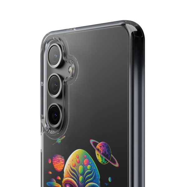 Alien Galaxy Clear Phone Case, Cosmic Phone Cover, Space Lover Gift, Unique Design for iPhone, Galaxy Phone Case - Image 73
