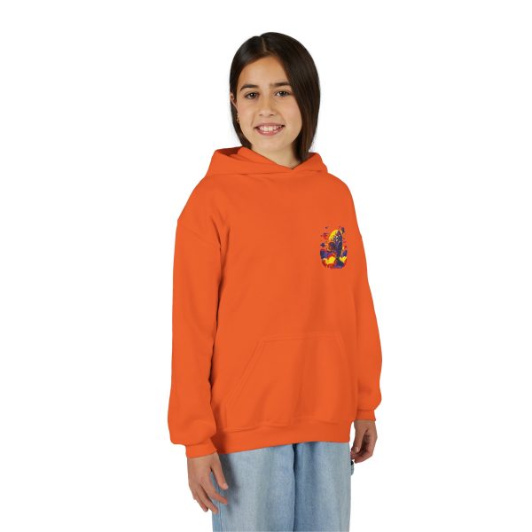 Youth Heavy Blend Hooded Sweatshirt with Colorful Graphic - Image 16