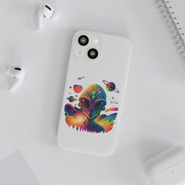 Colorful Alien Galaxy Phone Case, Cosmic Phone Cover, Unique Gift for Space Lovers, Festival Accessory, Astronaut Art Case - Image 132