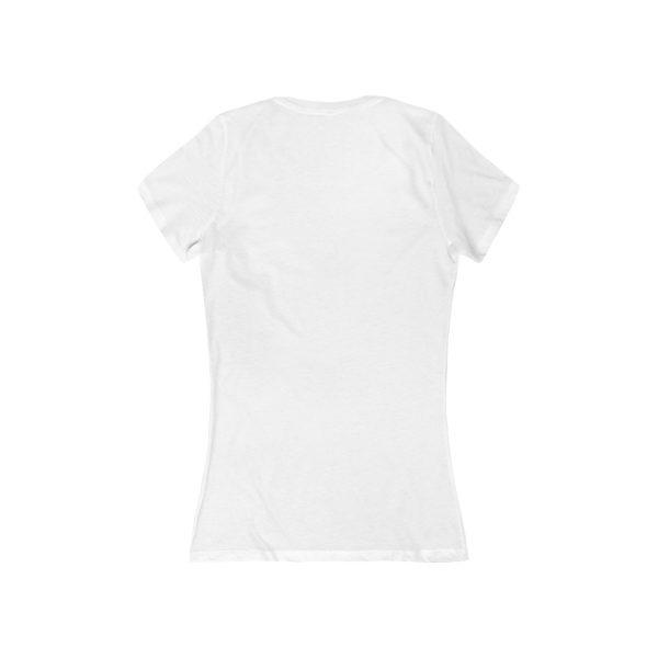 Women's Jersey Short Sleeve Deep V-Neck Tee - Image 2