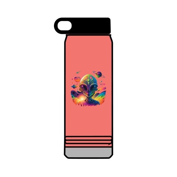 Vibrant 32oz Water Bottle with Fantasy Tree Design, Eco-Friendly Bottle, Sports Hydration, Travel Accessory, Gift for Nature Lovers - Image 3