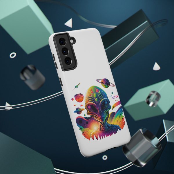 Colorful Alien Phone Case for Protection and Style, Galaxy-Themed Case, Retro Vibe Case, Unique Gift for Sci-Fi Lovers, Planet Design Case - Image 28