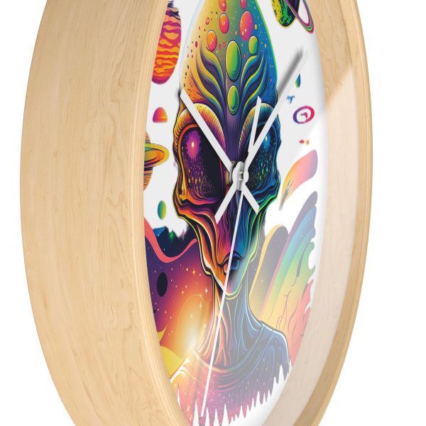 Vibrant Alien Wall Clock, Unique Home Decor, Gift for Sci-Fi Lovers, Colorful Wall Art, Statement Piece for Space Enthusiasts - Image 17