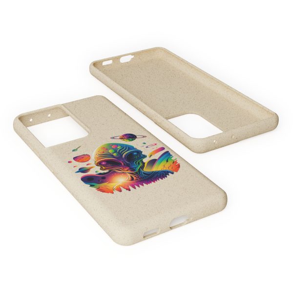 Vibrant Alien Biodegradable Phone Case | Eco-Friendly, Galaxy Inspired, Unique Gift, Trendy Phone Cover, For Space Lovers - Image 124