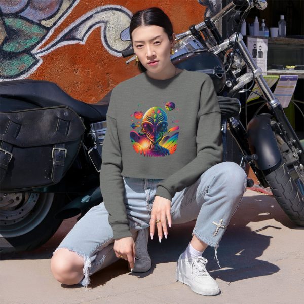 Women's Cropped Sweatshirt - Image 7