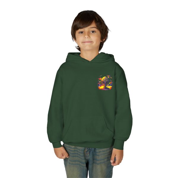 Youth Heavy Blend Hooded Sweatshirt with Colorful Graphic - Image 19