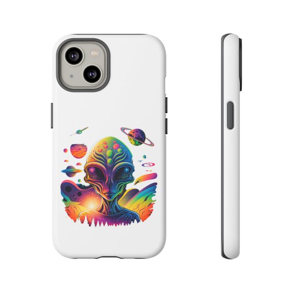 Alien Galaxy Phone Case, Space Themed Tough Case for Teens, Colorful Phone Cover, Gift for Sci-Fi Lovers, Trendy Mobile Accessory - Image 55