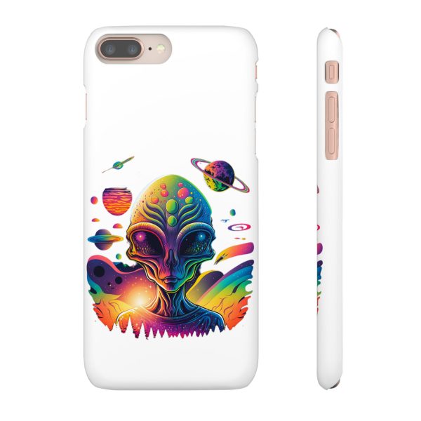 Vibrant Alien Snap Case for Galaxy Lovers | Cosmic Phone Cover, Space Art, Unique Gift for Sci-Fi Fans, Phone Accessory - Image 7