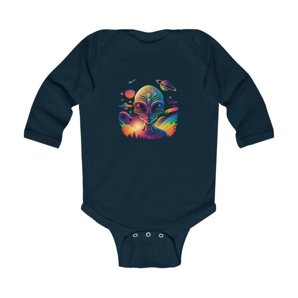 Colorful Cosmic Unicorn Infant Bodysuit, Baby Shower Gift, Toddler Apparel, Unique Baby Outfit, Fun Space Theme - Image 7