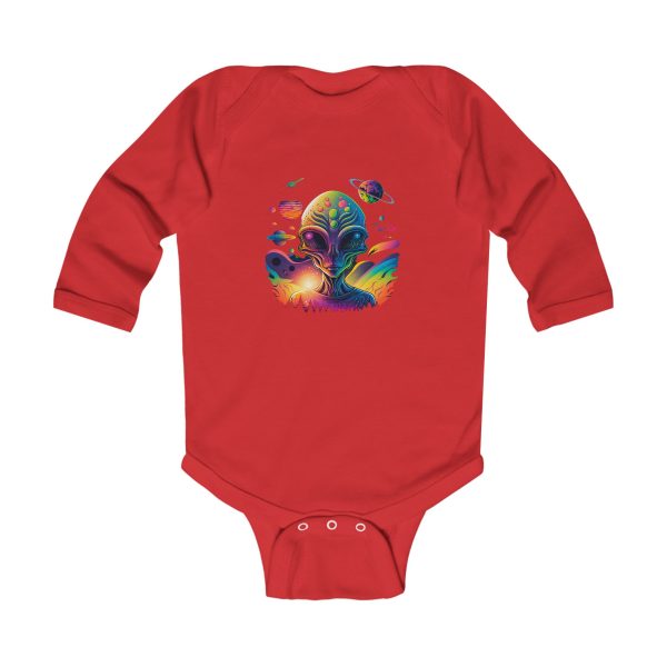 Colorful Cosmic Unicorn Infant Bodysuit, Baby Shower Gift, Toddler Apparel, Unique Baby Outfit, Fun Space Theme - Image 11