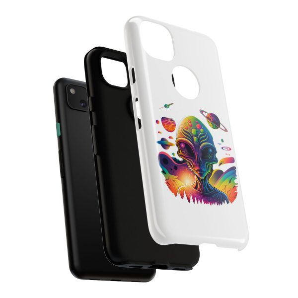 Colorful Alien Phone Case, Galaxy Design, Sci-Fi Accessories, Gifts for Space Lovers, Unique Mobile Cover, Tough Cases - Image 239