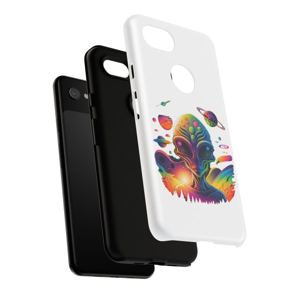 Colorful Alien Phone Case, Galaxy Design, Sci-Fi Accessories, Gifts for Space Lovers, Unique Mobile Cover, Tough Cases - Image 224