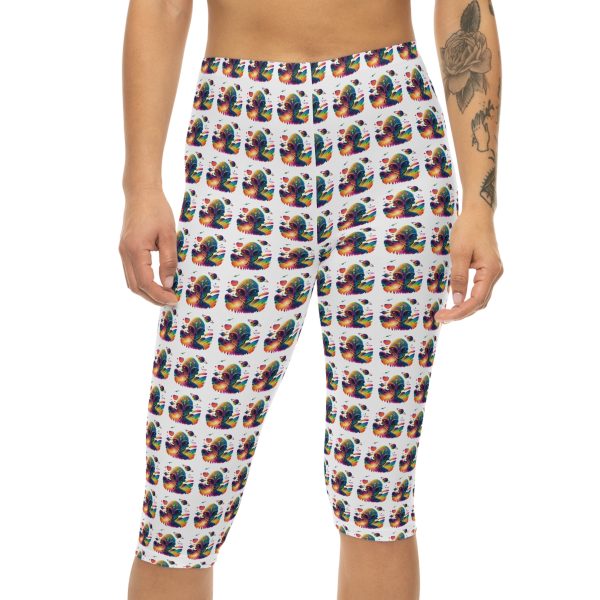 Women’s Capri Leggings (AOP) - Image 3