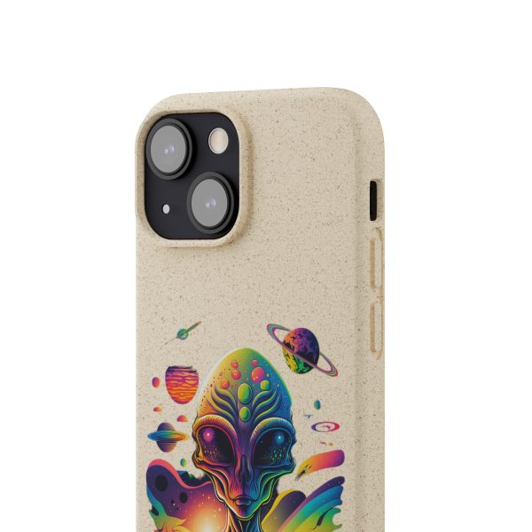 Vibrant Alien Biodegradable Phone Case | Eco-Friendly, Galaxy Inspired, Unique Gift, Trendy Phone Cover, For Space Lovers - Image 75