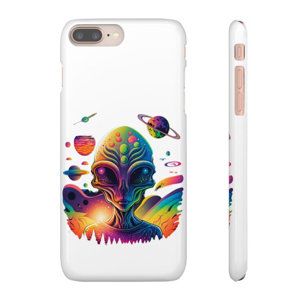 Vibrant Alien Snap Case for Galaxy Lovers | Cosmic Phone Cover, Space Art, Unique Gift for Sci-Fi Fans, Phone Accessory - Image 5