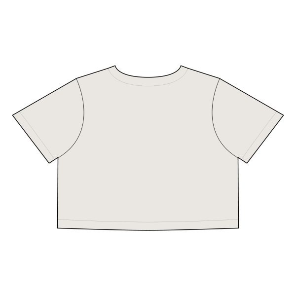 Women's Heavy Faded Crop Tee - Image 2