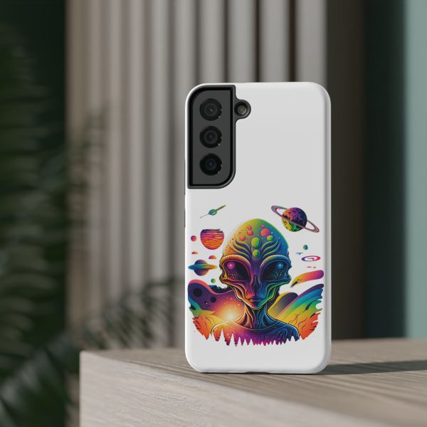 Colorful Alien Phone Case for Protection and Style, Galaxy-Themed Case, Retro Vibe Case, Unique Gift for Sci-Fi Lovers, Planet Design Case - Image 49