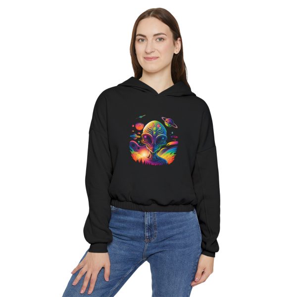 Women's Cinched Bottom Hoodie - Image 3