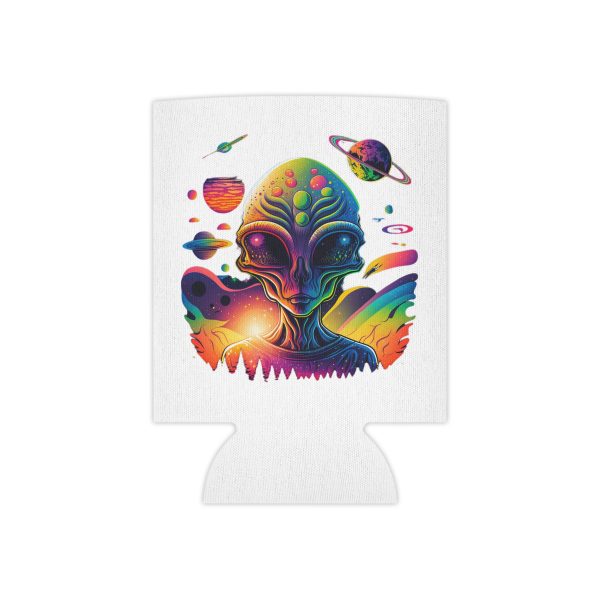 Colorful Alien Can Cooler, Cosmic Drink Holder, Party Accessory, Outdoor Fun, Unique Gift for Space Lovers, Summer BBQ Essential