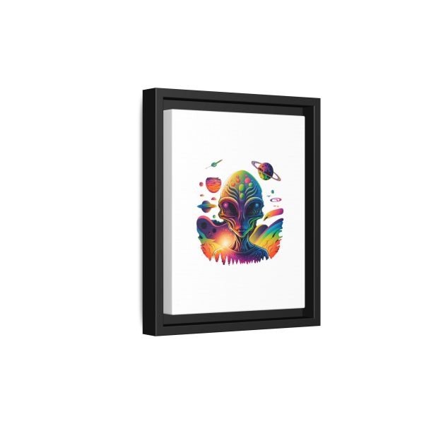 Vibrant Alien Canvas Art Print, Framed Decor for Sci-Fi Lovers, Cosmic Wall Art, Colorful Home Decoration, Unique Gift Idea - Image 214