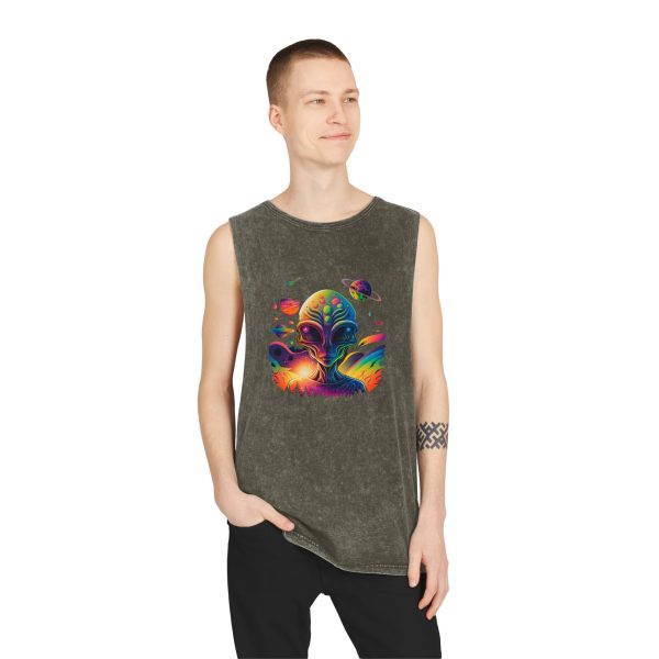 Unisex Stonewash Tank Top - Image 7