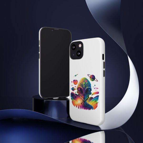 Alien Galaxy Phone Case, Space Themed Tough Case for Teens, Colorful Phone Cover, Gift for Sci-Fi Lovers, Trendy Mobile Accessory - Image 30