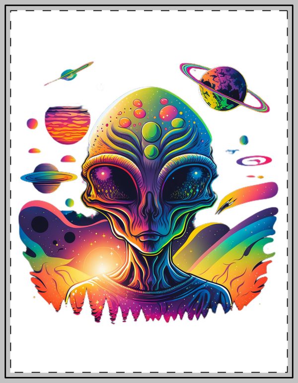 Custom Alien Shape Magnets - Colorful Decor for Home, Unique Gift, Sci-Fi Collectible, Cosmic Vibes, Science Fiction Decor, Fun [...] - Image 8