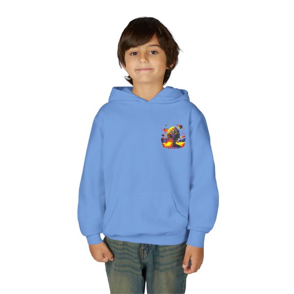 Youth Heavy Blend Hooded Sweatshirt with Colorful Graphic - Image 27