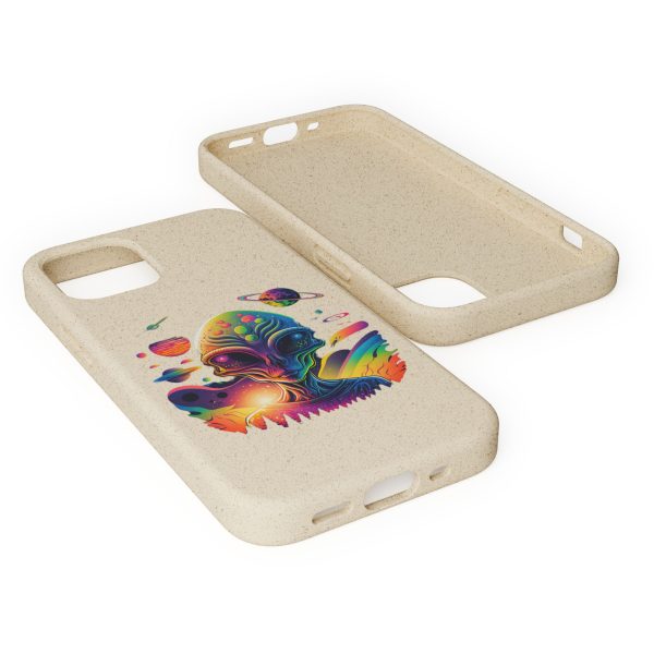 Vibrant Alien Biodegradable Phone Case | Eco-Friendly, Galaxy Inspired, Unique Gift, Trendy Phone Cover, For Space Lovers - Image 35