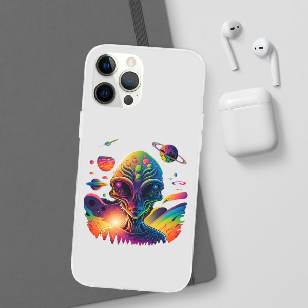 Colorful Alien Galaxy Phone Case, Cosmic Phone Cover, Unique Gift for Space Lovers, Festival Accessory, Astronaut Art Case - Image 54