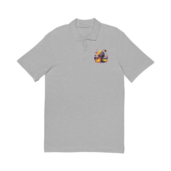 Vibrant Embroidered Polo Shirt, Casual Wear, Gift for Him/Her, Summer Outfit, Unique Fashion, Birthday Gift - Image 9